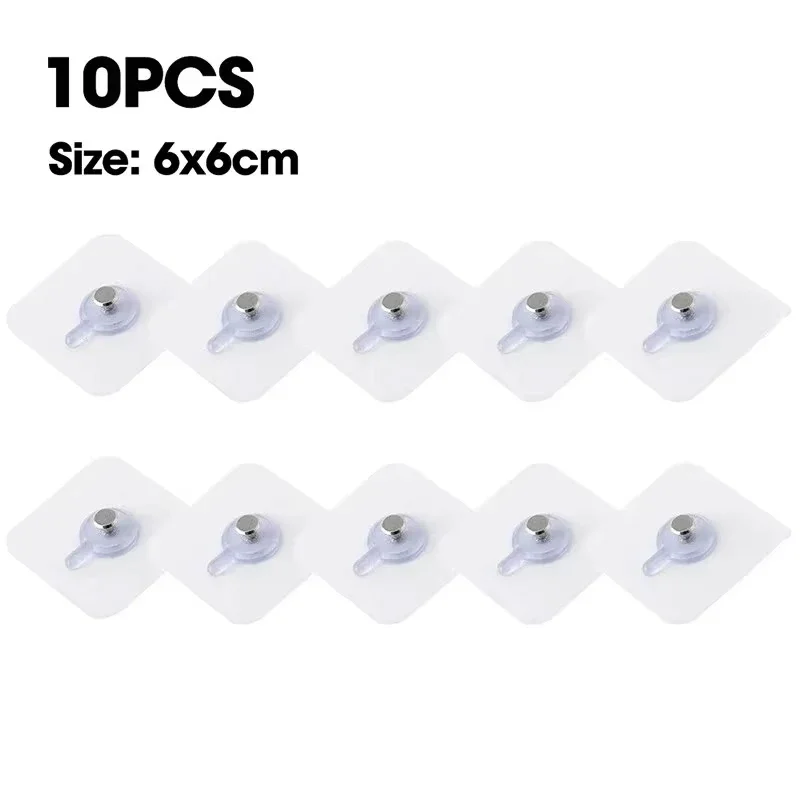 10-Piece Heavy-Duty Adhesive Wall Hooks – No Drill Waterproof Hanging Hooks for Home & Bathroom - Image 6