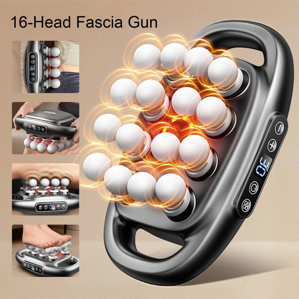 16-Head Electric Body Massage Gun