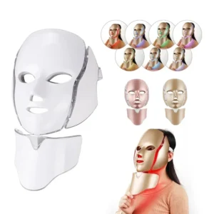 7 Color LED Face & Neck Light Therapy Mask – Skin Rejuvenation Beauty Device