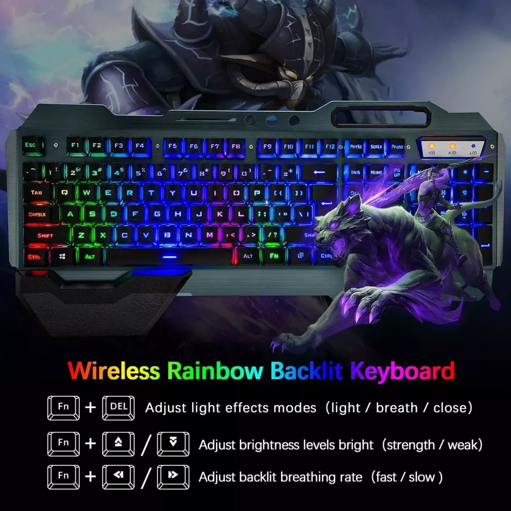 RGB Wireless Gaming Keyboard & Mouse Set