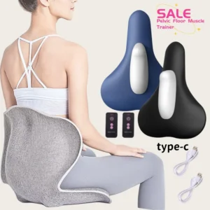 Electric Pelvic Floor Muscle Trainer Kegel Exerciser Hip Strengthener Exercise Tools Ergonomic Pelvic Floor Muscle Exercisers fo