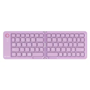 E4 Wireless Folding Keyboard Black White Pink Purple Four Colors Optional Compact Wireless Keyboard for Mobile Devices