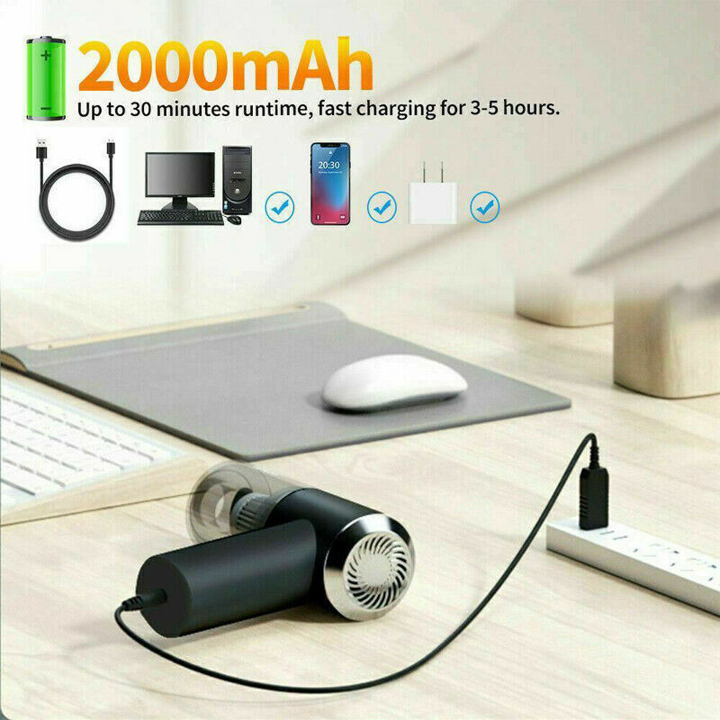 Portable Car Vacuum Cleaner – High Power Cordless Mini Vacuum - Image 5