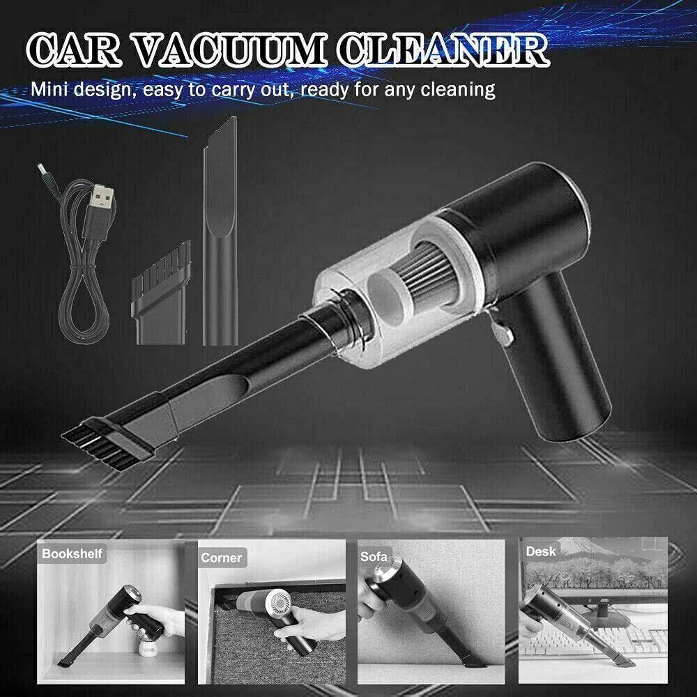 Portable Car Vacuum Cleaner – High Power Cordless Mini Vacuum - Image 8