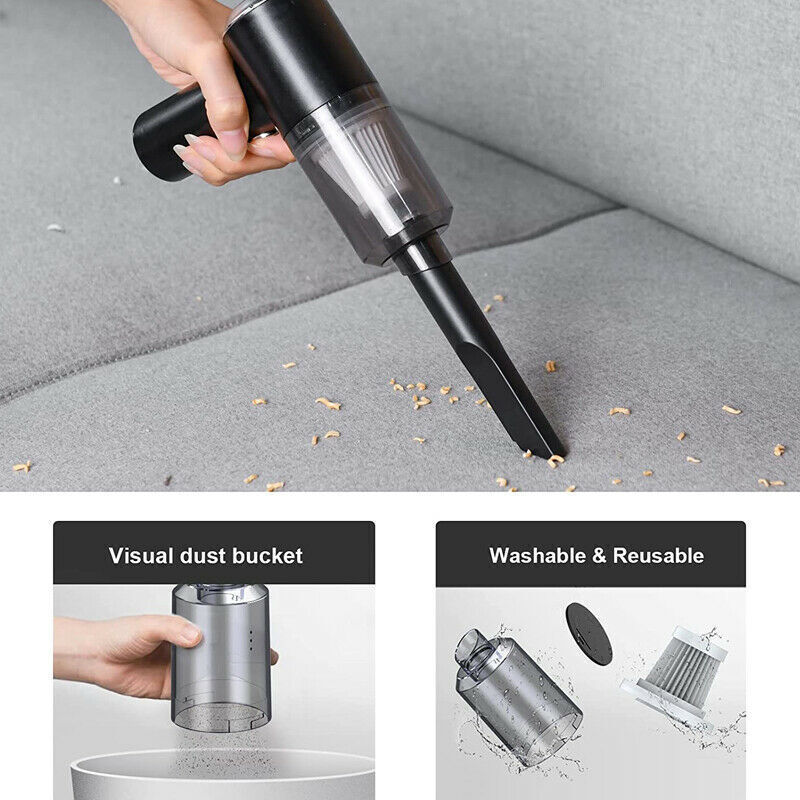 Portable Car Vacuum Cleaner – High Power Cordless Mini Vacuum - Image 4