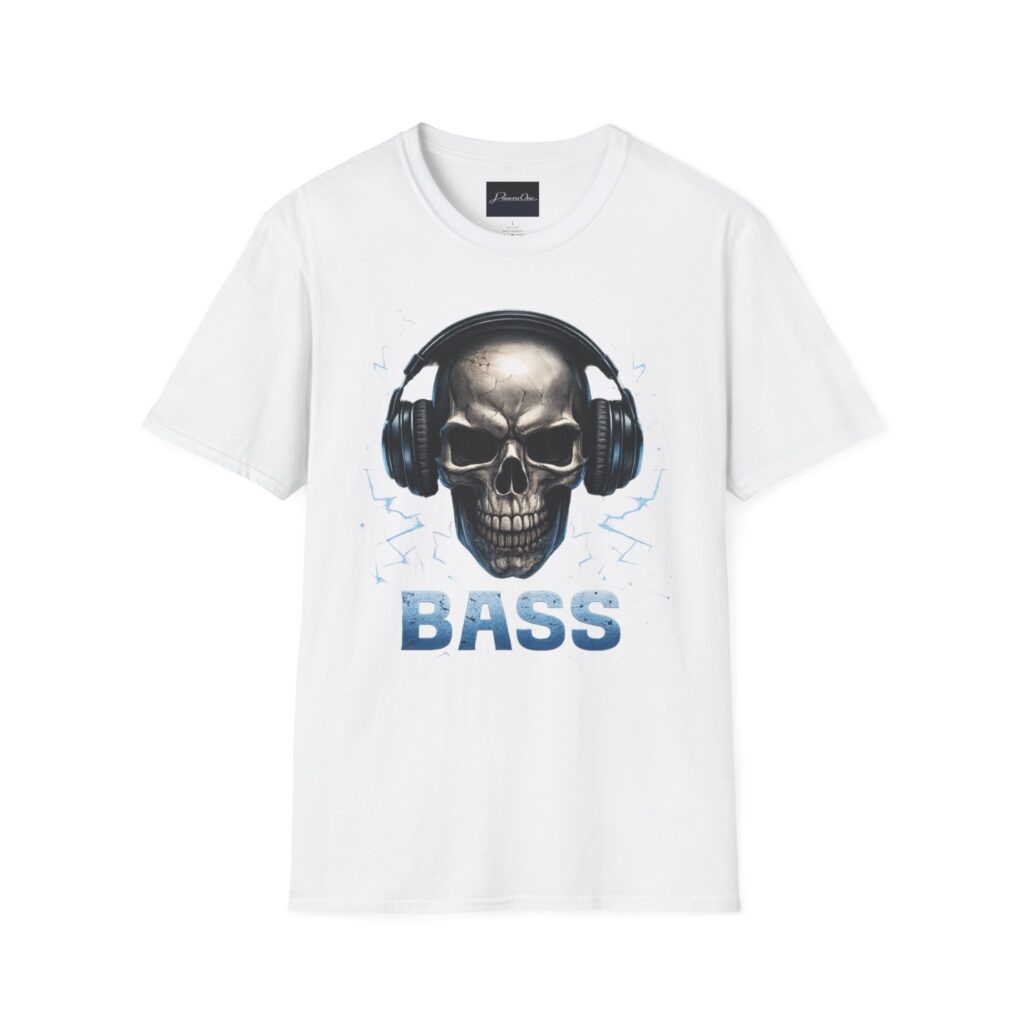 Bass Skull Headphones T‑Shirt