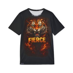 Fierce Tiger Sports Jersey — Men's Athletic Graphic Tee