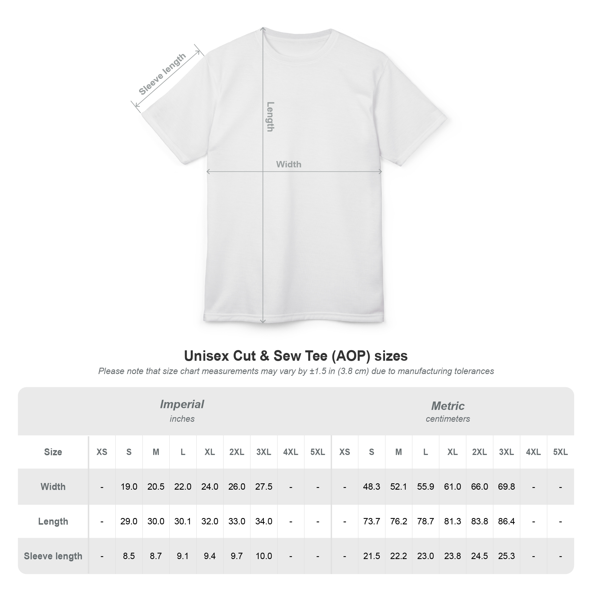 Marble Swirl Tee — Black & White All-Over Print T-Shirt - Image 6