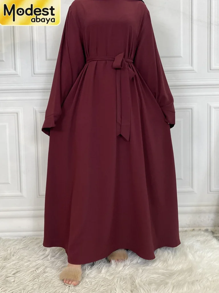 Women's Modest Abaya Maxi Dress