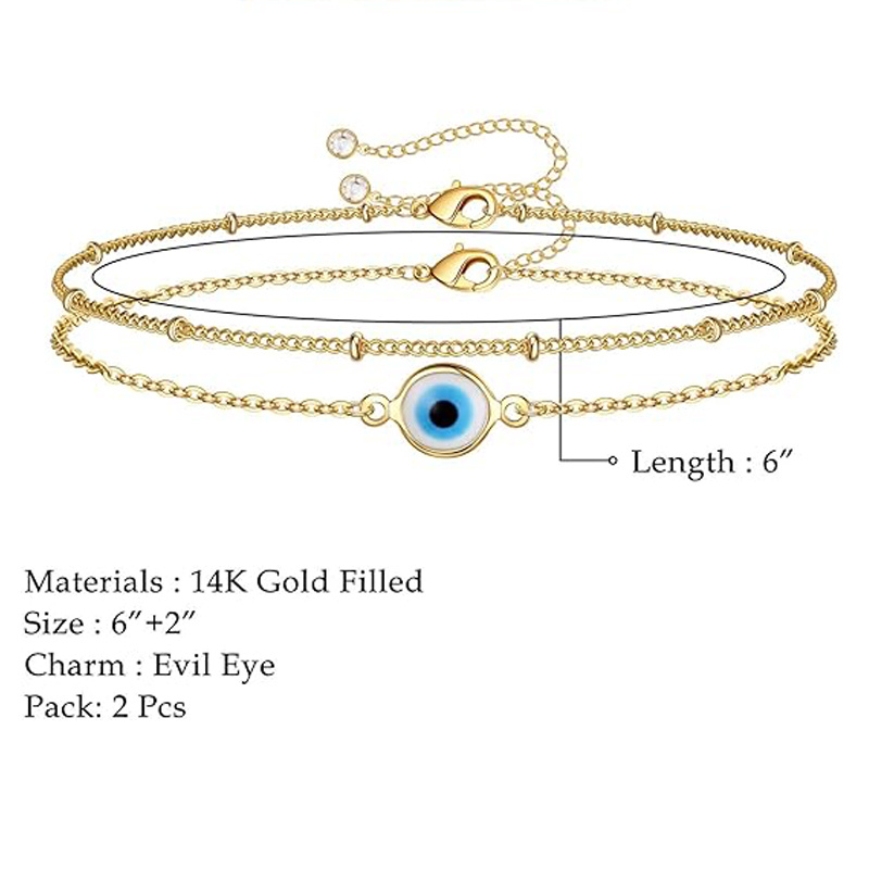 Layered Gold-Tone Chain Bracelet - Image 6