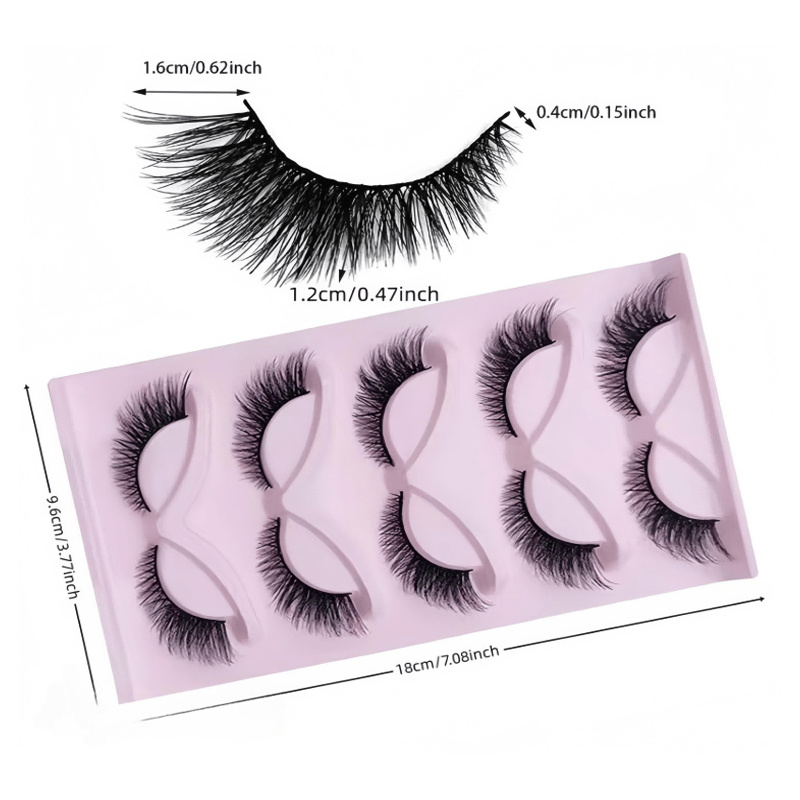 15-Pair 3D Natural Wispy False Eyelashes - Image 5