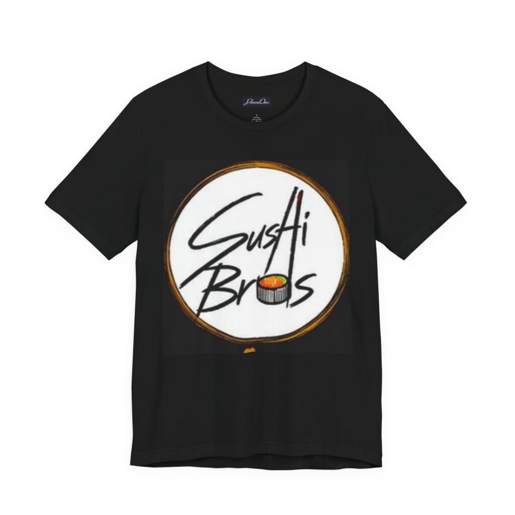 Sushi Bros Graphic Tee — Japanese Sushi Logo Shirt