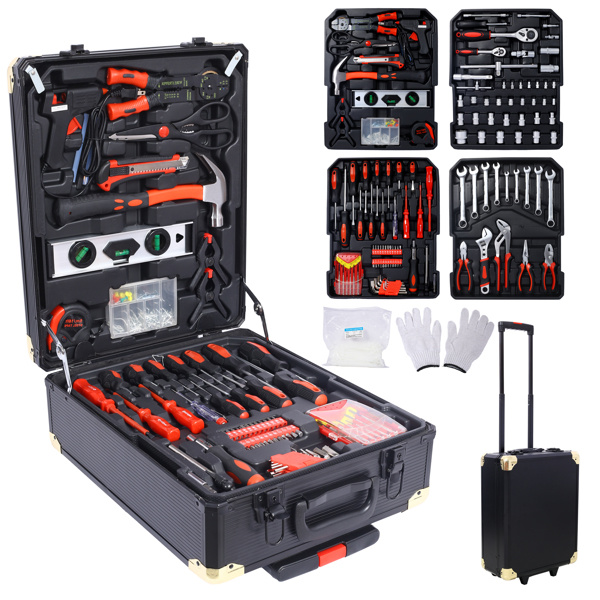 969-Piece Home Repair Tool Set with Rolling Toolbox