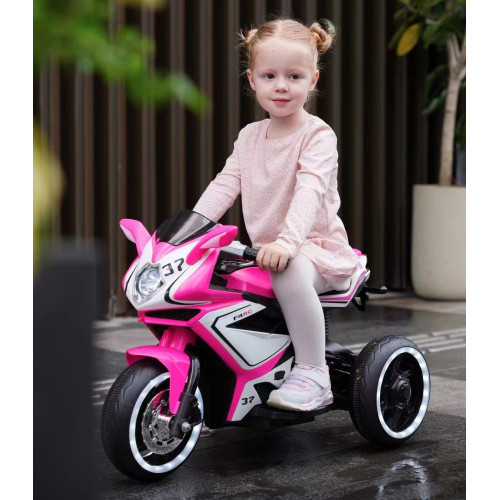 6V Kids' Electric Ride-On Motorcycle – Red - Image 8