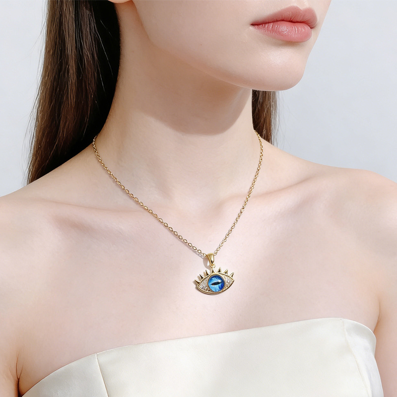 Hamsa Hand Pendant Necklace