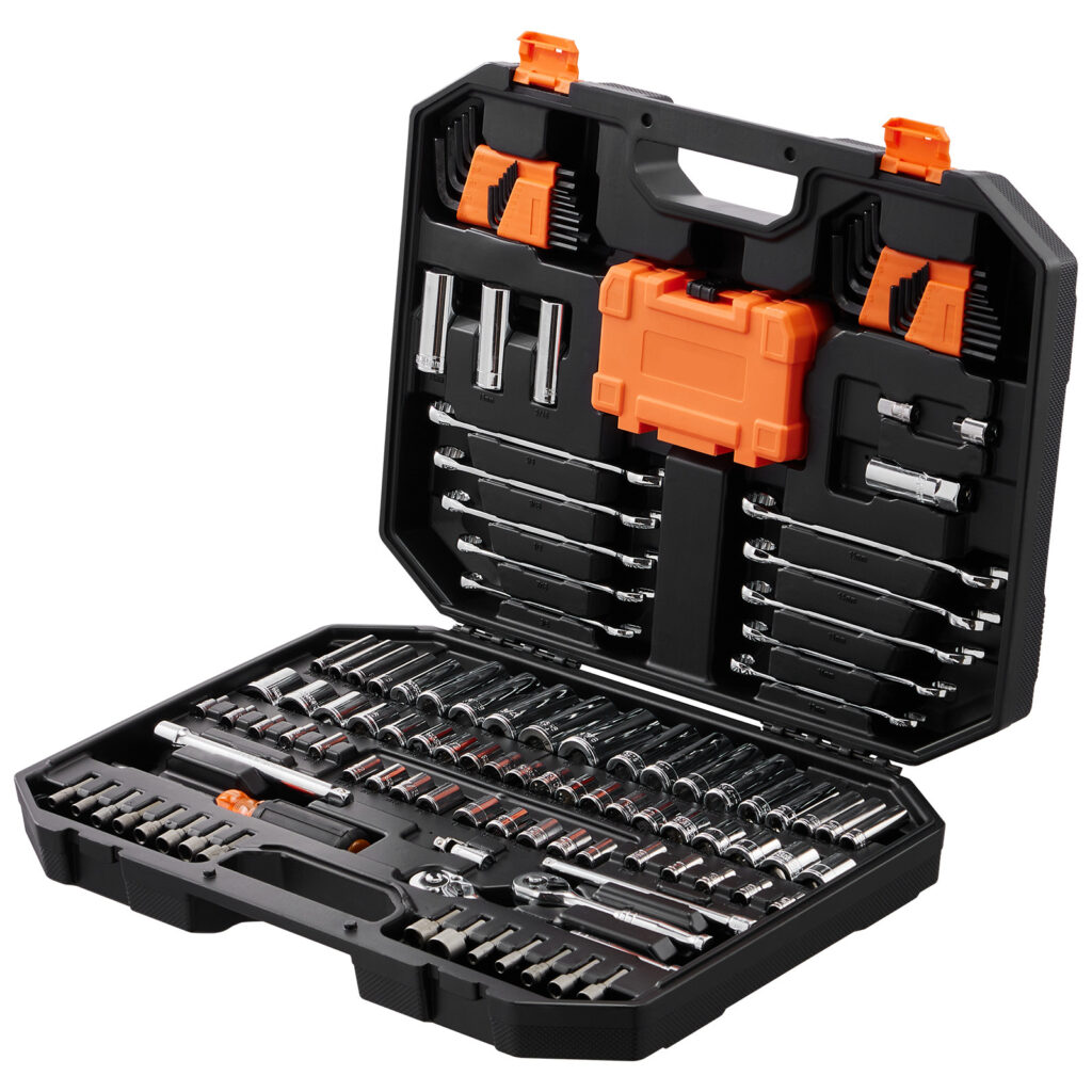 VEVOR 145-Piece Mechanic Tool & Socket Set