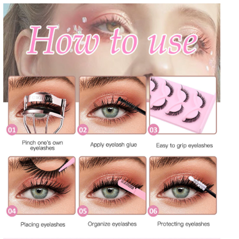 15-Pair 3D Natural Wispy False Eyelashes - Image 4