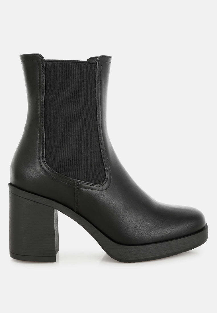 Scuala Faux Leather Chelsea Boots - Image 26