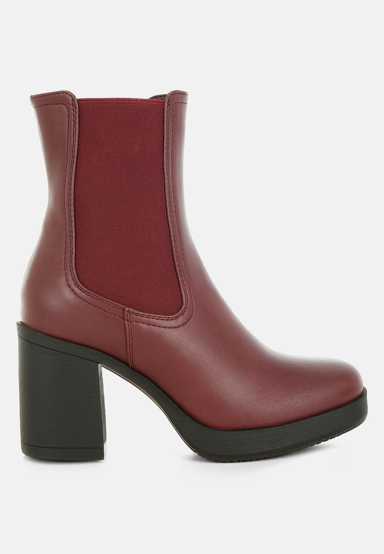 Scuala Faux Leather Chelsea Boots - Image 21