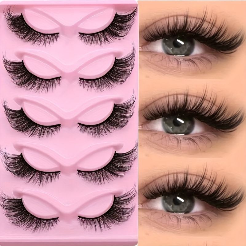 15-Pair 3D Natural Wispy False Eyelashes