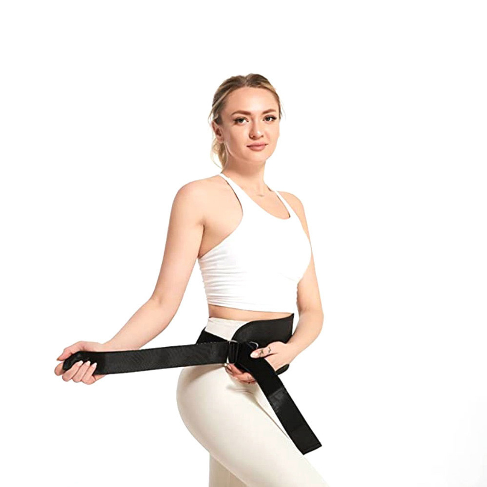 Dumbbell Weightlifting Belt with Adjustable Waist Strap - Image 3