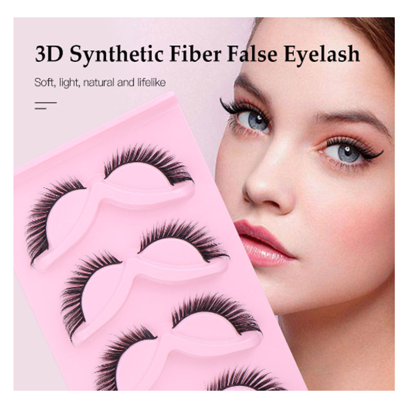 15-Pair 3D Natural Wispy False Eyelashes - Image 2