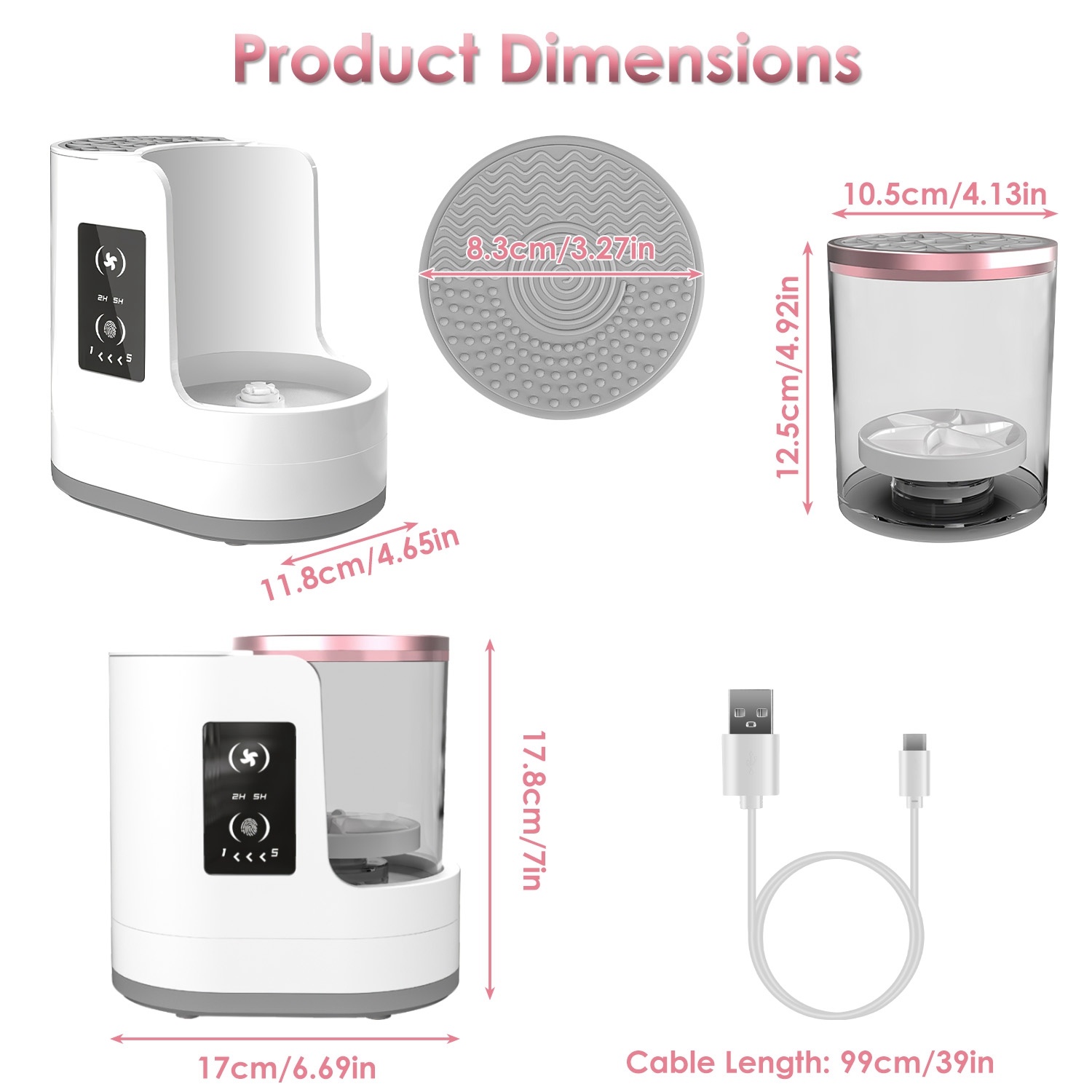 4-in-1 Electric Makeup Brush Cleaner & Dryer - Image 6